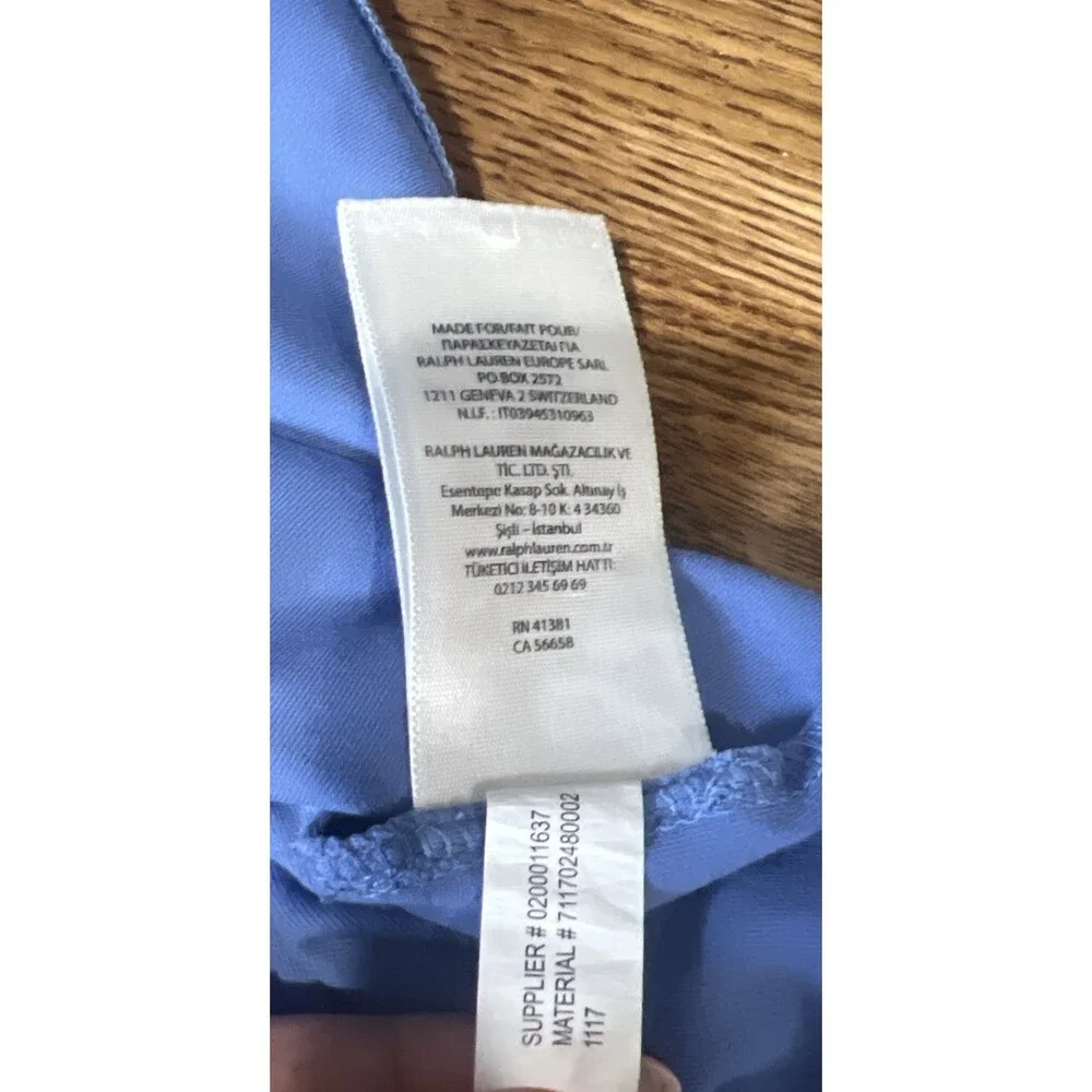 Polo Ralph Lauren Shirt Men 3XB Blue Short Sleeve Big Preppy Casual Golf